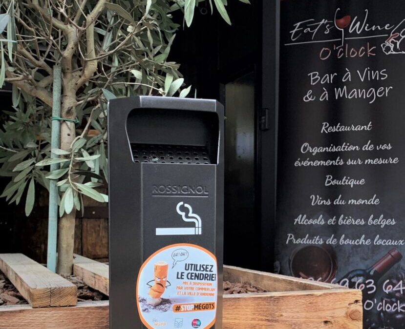 « Stop Mégots » : une action propreté en collaboration avec les commerçants