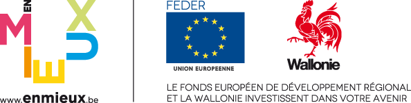 Logo FEDER En mieux Wallonie