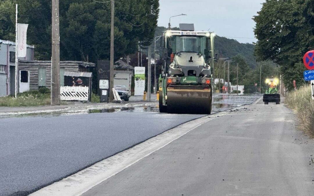 La rénovation de la route « industrielle » à Seilles en images