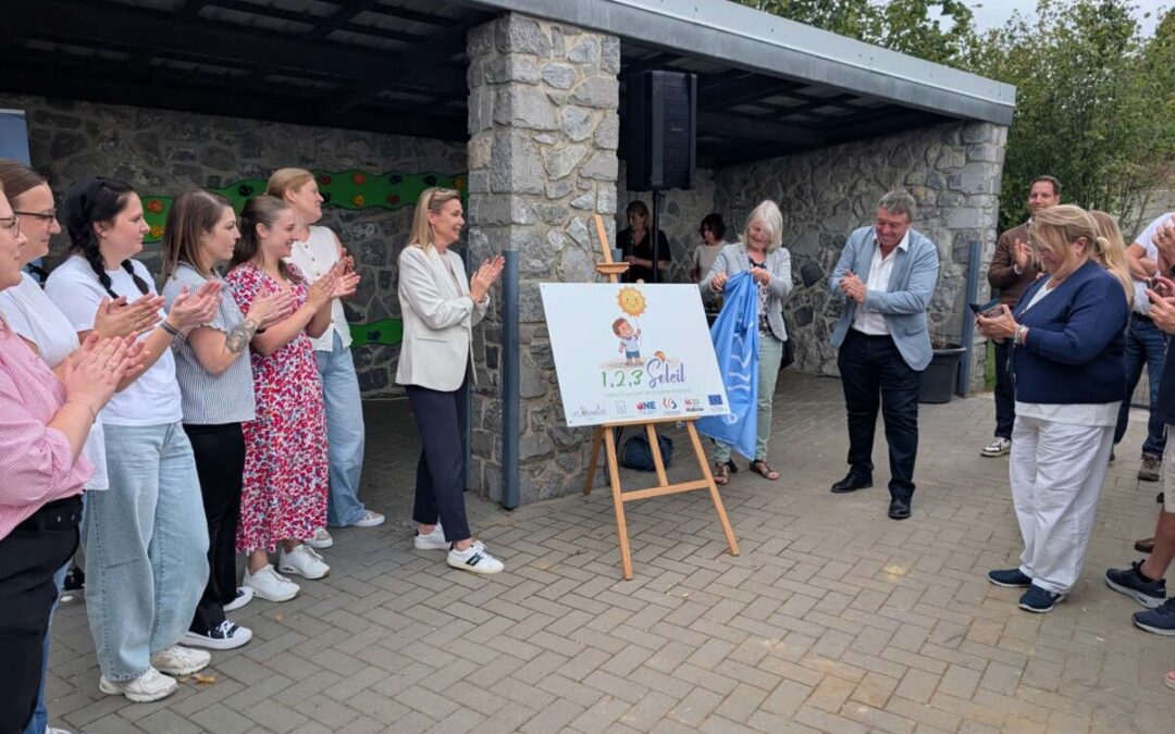 En images : inauguration de la crèche 1, 2, 3 Soleil à Vezin